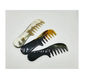 หวีเขาควายสำหรับดูแลเส้นผมและมีสไตล์คุณภาพสูง - Product Image 3