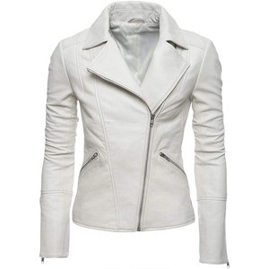 Nueva chaqueta de cuero de moda al por mayor de alta calidad para mujer chaqueta de moda de cuero puro de nuevo diseño transpirable - Product Image 1