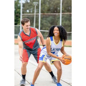 Uniforme de basket-ball pour adultes personnalisé avec maillot cousu avec logo de l'équipe en automne conception de vêtements de sublimation - Product Image 5