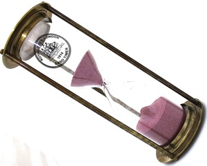 Élégant sablier en laiton massif de 30 minutes fait à la main Minuterie décorative artisanale de qualité supérieure pour cadeau de maison ou de bureau - Product Image 1