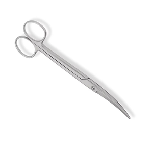 กรรไกรผ่าตัดโลหะสแตนเลสแบบโค้งมีเครื่องมือทางการแพทย์สำหรับใช้ในโรงพยาบาลคลินิก - Product Image 3