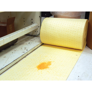 Carvel 41x4500cm rouleaux absorbants perforés et prédécoupés pour substances acides et liquides toxiques (2 pcs) - Product Image 2