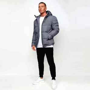 Manteau d'hiver pour hommes Streetwear doudoune pour hommes chaud décontracté épais rembourré bulle doudoune pour hommes - Product Image 1
