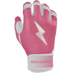 Serie Patriot Guantes de bateo de puño corto Cuero Diseño único Tasa al por mayor Bruce Bolt Guantes de bateo de béisbol - Product Image 2