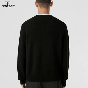 Cuello redondo personalizado de alta calidad para entrenamiento de invierno bordado impreso digital al por mayor para ejercicio - Product Image 2