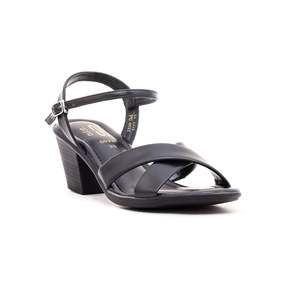 Sandale à talon ouvert formelle noire PU0022 Design de sangle de cheville à la mode PU léger respirant pour une utilisation en extérieur printemps été - Product Image 3