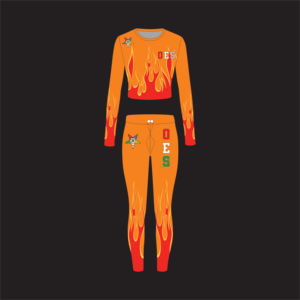 Survêtement OES personnalisé |   Ensemble sweat-shirt et pantalon brodés multicolores - Product Image 2