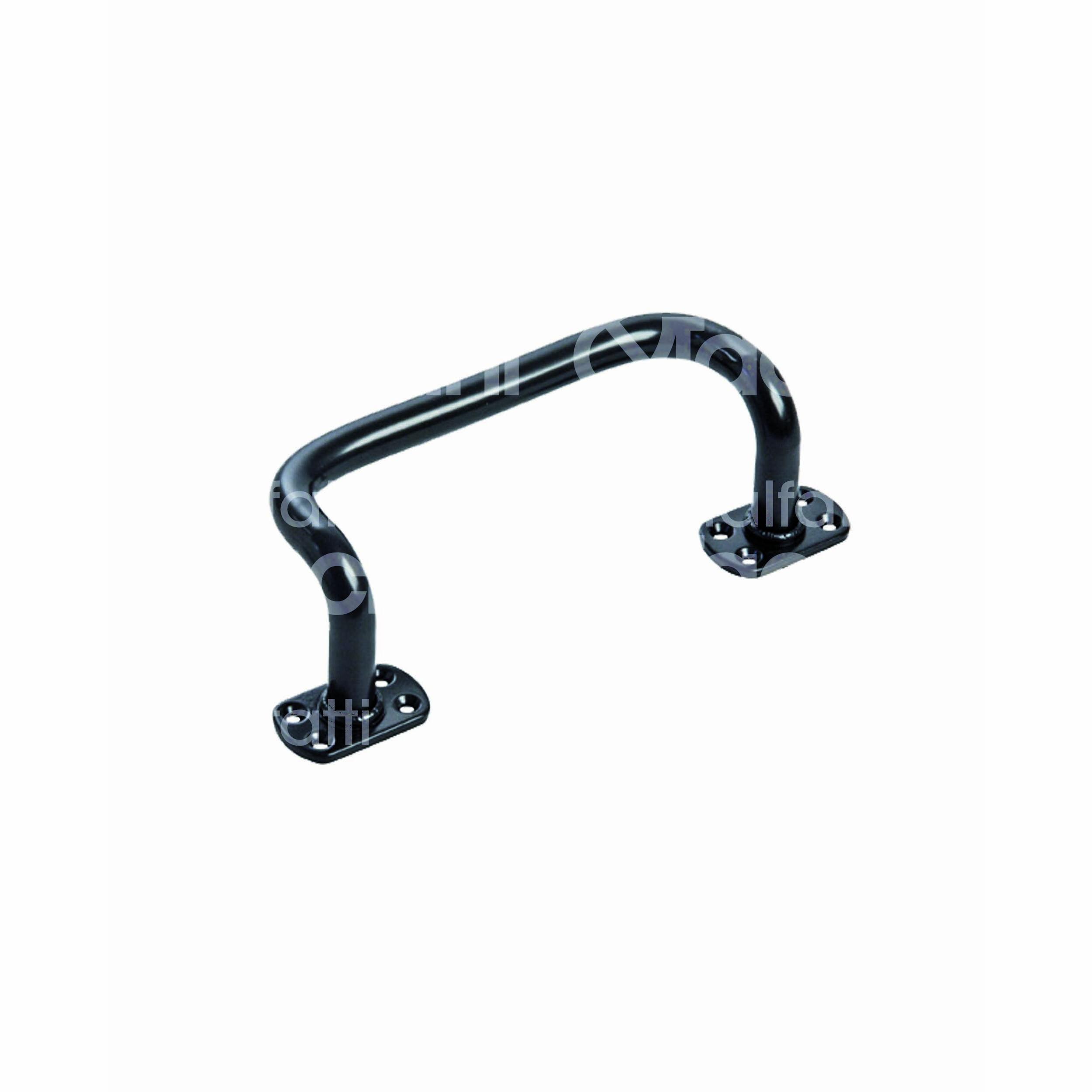 Black hinged handle