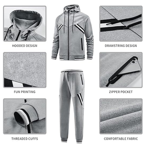 Venta al por mayor chándales personalizados para hombres ropa deportiva chándales para hombres buena calidad Pakistán suministros de mejoras deportes - Product Image 3