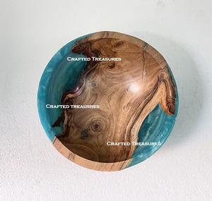 Bol en bois dernier modèle pour salade Bol en résine de bois écologique Assiettes Vaisselle Vaisselle Bol - Product Image 4