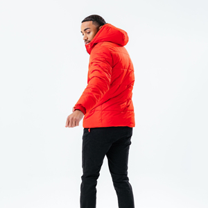 Venta al por mayor de alta calidad de los hombres de color sólido impermeable Stand Collar mangas completas burbuja chaleco cálido burbuja Puffer chaqueta gruesa - Product Image 2