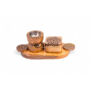 Quemador Bakhoor de madera amigable para viajes para rituales de fragancia diarios Diseño ligero y elegante de Tradebyd - Product Image 2