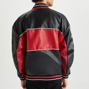 Nouvel arrivage de veste en cuir de course sur route pour hommes, look classe, couleur attrayante, produit tendance, veste en cuir de moto - Product Image 4