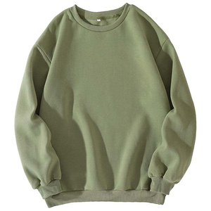 Sweat-shirt unisexe à col rond en polaire épais, imprimé personnalisé en polyester/coton, design d'hiver, prix bas - Product Image 5