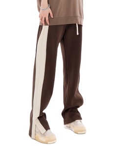 Pantalones Casuales de Otoño Invierno para Hombre, 100% Algodón, Ligeros, con Costuras Laterales, Abertura, Cintura Alta, Protección UV, Pantalones Personalizados para Hombre - Product Image 3