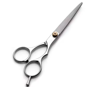 Cuchillas de adelgazamiento de dientes dobles de acero 440C, tijeras de adelgazamiento de pelo de salón profesional, tijeras negras de corte de pelo de salón - Product Image 5