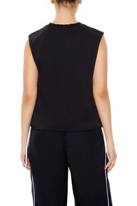Summer Trendy <b>Women</b> Silk Screen printed <b>Vest</b> for <b>Women</b> Streetwear Crop Lose Tank <b>top</b> for <b>Women</b> - Product Image 5