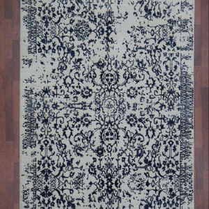 Luxueux tapis en soie de bambou noué à la main bas pile hauteur laine motif floral tapis ensemble pour salon salle de bain prière - Product Image 2