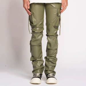 กางเกงหนังสำหรับผู้ชายกางเกงหนังผลิตตามสั่ง - Product Image 6