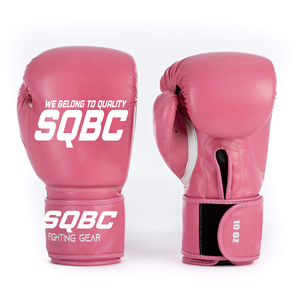 Guantes de entrenamiento rosa para mujer, guantes de boxeo de cuero de alta calidad, guantes de kickboxing y guantes de boxeo para mujer - Product Image 5