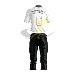 Camiseta de béisbol Lisa sublimación de béisbol personalizada para hombres y mujeres uniformes deportivos con logotipo personalizado con camisas y pantalones con botones - Product Image 3