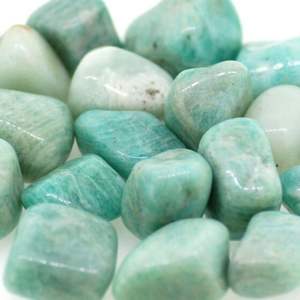 Wholesale Natural Amazonite Tumbled Stones Polished Green <b>Healing</b> <b>Crystals</b> Loose Gemstones for <b>Jewelry</b> & Decor Gift - Product Image 3