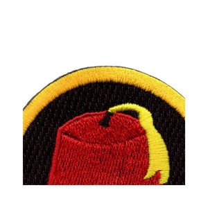 Insignes brodés de l'infanterie légère Mortarman, vert maïs, petits insignes brodés, insignes de commerce en tissu pour les forces, haute qualité - Product Image 4