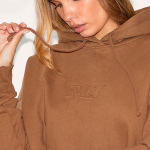 Sudadera con capucha con cremallera de rizo francés 400 Gsm ecológica para mujer Sudadera con capucha de lana de algodón 100% de peso pesado de alta calidad - Product Image 6