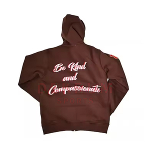 Diseño de Color Único, Personaliza Tu Propia Ropa Urbana, Sudaderas con Estampado Puff para Hombre, 100% Algodón, Invierno, Logotipo Impreso Personalizado, Transpirable, Secado Rápido - Product Image 2