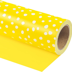 Papel de regalo impermeable reciclado biodegradable coreano recubierto de alta calidad de 76,2 cm x 4,87 M - Product Image 6