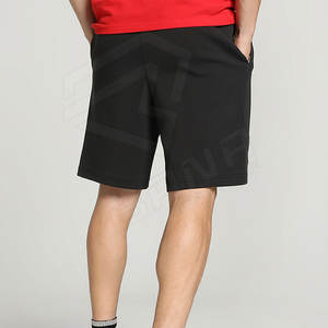 Pantalones Cortos Deportivos de Algodón Grueso con Cordón para Hombre, Estilo Urbano, Lisos, al por Mayor - Product Image 3