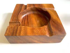 Cenicero de Madera Vintage, Cenicero para Cigarrillos Hecho a Mano, Cenicero de Madera Masivo, Cenicero para Cigarrillos Artesanal - Product Image 2