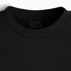 Sudadera de felpa francesa de algodón 100% personalizada para hombres, patrón sólido, peso pesado con gran tamaño - Product Image 4