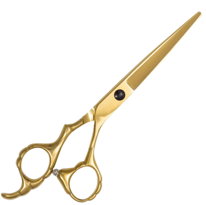 Golden Precision Élevez votre artisanat avec des ciseaux de coiffure professionnels 6.0 - Product Image 4
