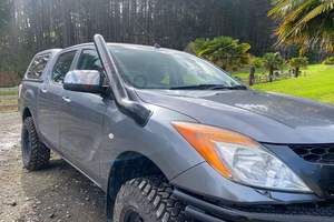 อุปกรณ์ตกแต่งรถยนต์สำหรับรถกระบะออฟโรด 4x4 ท่อหายใจ<span class=keywords><strong>ส</strong></span>แตนเลส<span class=keywords><strong>ส</strong></span>ำหรับ Mazda <span class=keywords><strong>BT50</strong></span> ปี 2021+ - Product Image 3