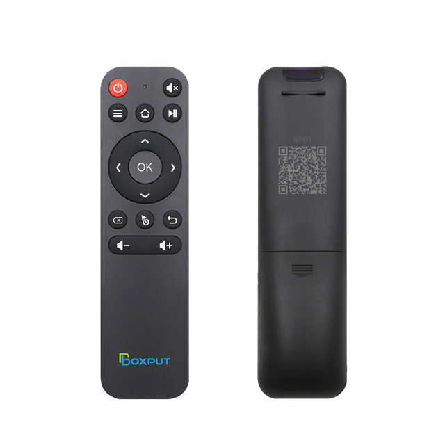 BOXPUT BPR1 BT 5.0 Air Mouse Rolling Code 4-Button Remote Control for Smart TV Box H96 MAX X88 Mi OTT Box with 10m Range