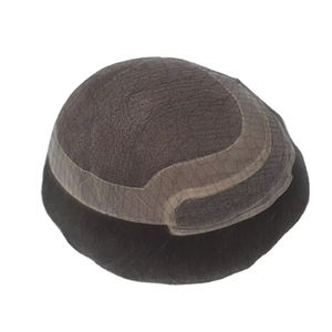 Prótesis Capilar de Cabello Humano con Encaje Frontal de Los Ángeles, Cabello Taz, Cabello BD, Parches de Prótesis Capilar - Product Image 4