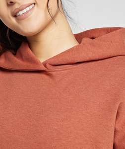 Sudaderas con capucha informales para mujer, Jersey ligero liso de manga larga, Tops, sudadera holgada sobre sudaderas con capucha para mujer - Product Image 2