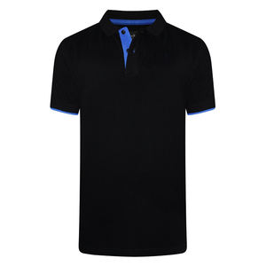 Camiseta de manga de algodón, camiseta de polo, camiseta para hombre, fabricante, venta al por mayor, camiseta de polo 100% de algodón puro - Product Image 1