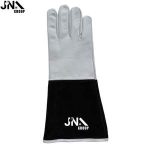 Gants de soudage Tig à manches longues personnalisés Gants de sécurité en cuir de chèvre pour le travail Soudeur en gros - Product Image 3