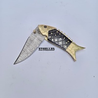 Cuchillo de Bolsillo Plegable de Acero de Damasco, Resistente, Personalizado por el Fabricante, para Pesca, Camping, Caza, Supervivencia y Uso Diario