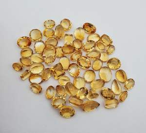 พลอยซิทรินธรรมชาติ 250 กะรัต รูปทรงต่างๆ สำหรับทำเครื่องประดับ พลอยซิทรินเจียระไน - Product Image 6