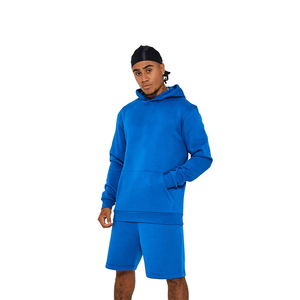 Conjunto de pantalones cortos y sudadera con capucha y logotipo personalizado de chándal de moda para ropa de verano de hombres y mujeres con Impresión digital personalizada - Product Image 3