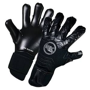 Gants de gardien de but en cuir de qualité supérieure personnalisables coupe personnalisée poignée en latex de football en gros - Product Image 1