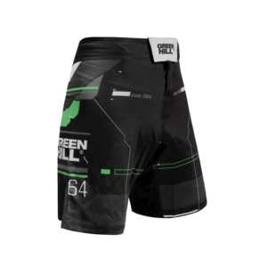 Pantalones Cortos de Grappling BJJ Sublimados en Blanco con Diseño Personalizado GREEN HILL, Ropa de Artes Marciales de Poliéster con Función Elástica para Uso en el Gimnasio - Product Image 6