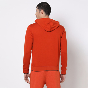 Sudadera con capucha y cremallera de peso pesado de lujo para hombre, ropa de calle transpirable de poliéster/algodón de alta calidad, estampado de diseñador personalizado para invierno - Product Image 4