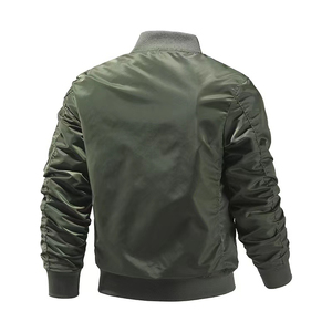 Chaqueta Bomber de cuero de vaca auténtica para hombre 2025, edición limitada, estilo Vintage, cierre de cremallera gruesa para chaqueta bomber de invierno - Product Image 2