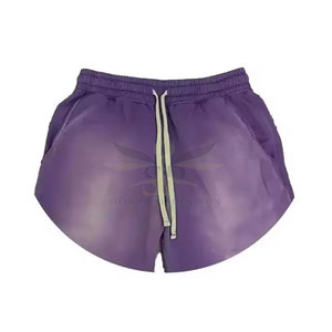 Bas quantité minimale de commande Vente en gros Shorts délavés à l'acide pour hommes Plus Size Vêtements de mode Shorts délavés à l'acide Vêtements confortables - Product Image 6