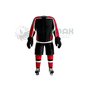 ชุดฮ็อกกี้น้ำแข็งสำหรับผู้ชายชุดใส่สบายออกแบบโลโก้ได้ตามต้องการและชื่อทีม - Product Image 4