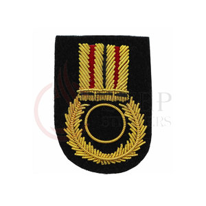 Haute Qualité Main Bullion Nouveau Style Broderie À La Main Badges Blazer Badges Brodé Patches - Product Image 4